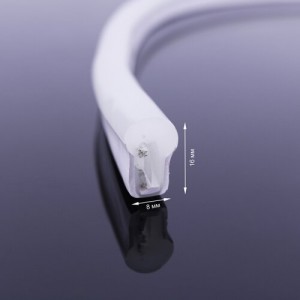 Світлодіодна стрічка NEON 220В JL 5050-60 RGB IP65, герметична, 1м