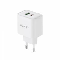 Зарядний пристрій HAVIT HV-UCP014 20W USB+USB-C White