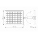 LED прожектор автономний VIDEX 600Lm 5000K Сенсорний