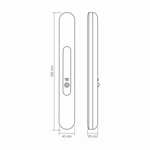 LED Світильник акумуляторний з датчиком руху VIDEX VL-NL013W-SR