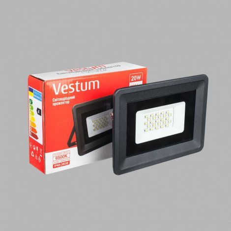 Прожектор LED Vestum 20W 1800Lm 6500K 185-265V IP65