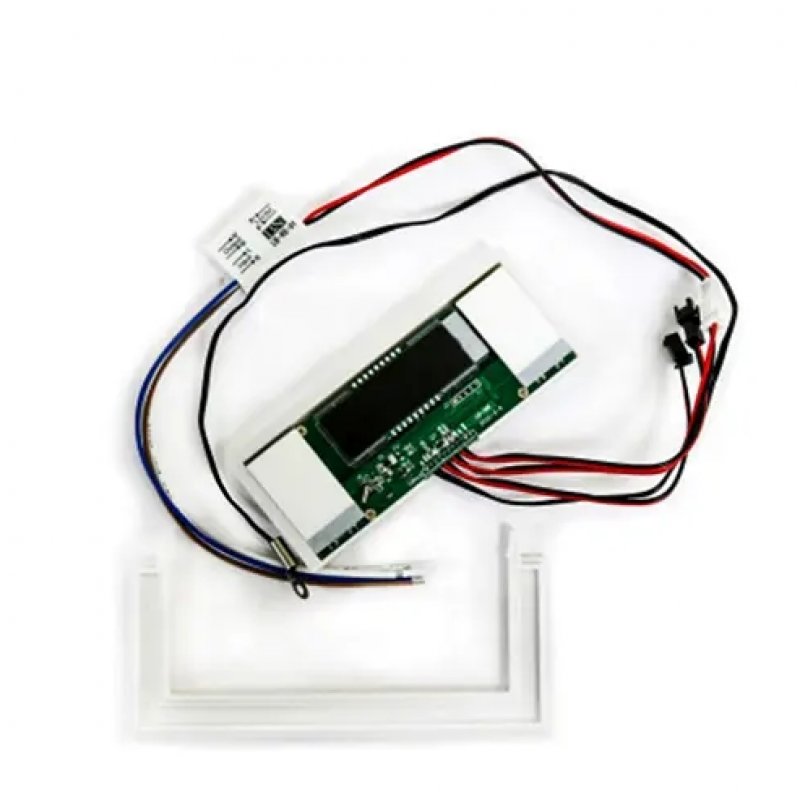 Сенсорный выключатель для зеркал LB-086,LED-часы, 2 кл., 1*65W,1*Defogger, dimmer, DC12-24V+РЕЛЕ 220