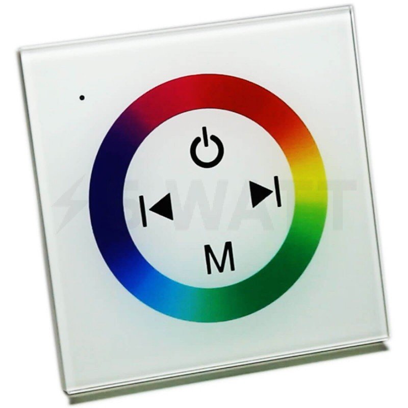 Контроллер RGB OEM 12A-Touch белый встраиваемый