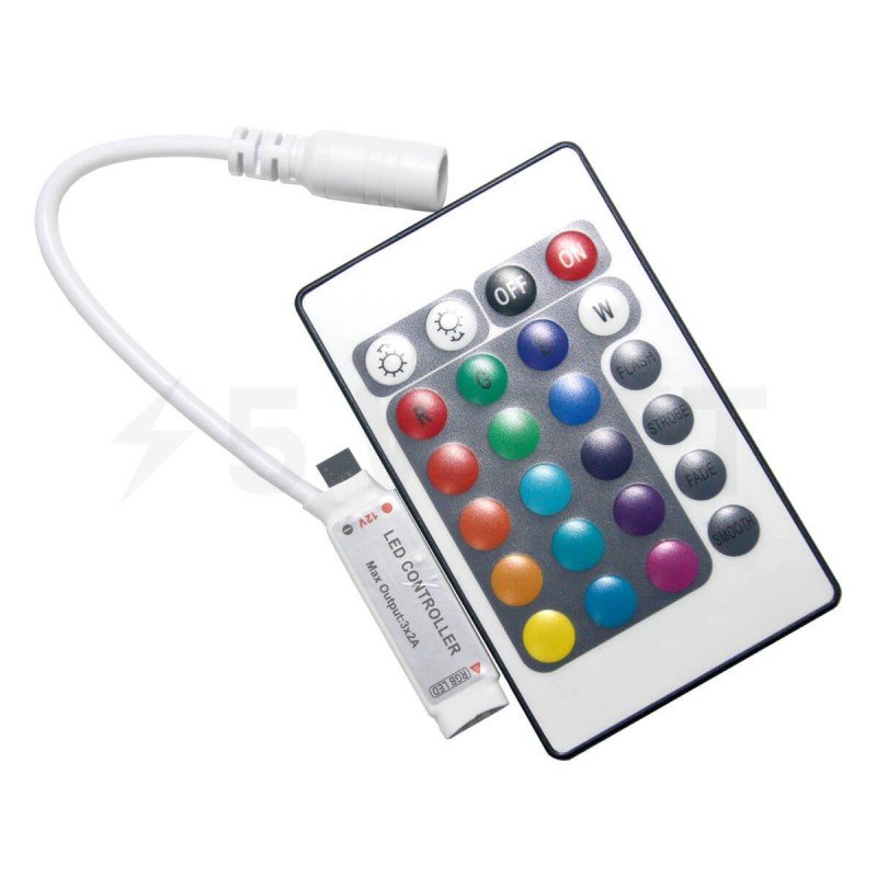 Контроллер RGB OEM 6A-IR-24-MINI кнопки