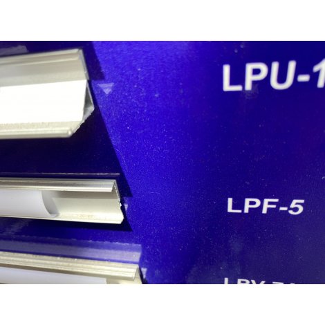 Комплект профиль алюминиевый LED ЛПФ-5 + рассеиватель матовый РМ анодированый