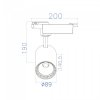 Светодиодный светильник трековый Horoz Electric LYON -24 24W Черный/Белый