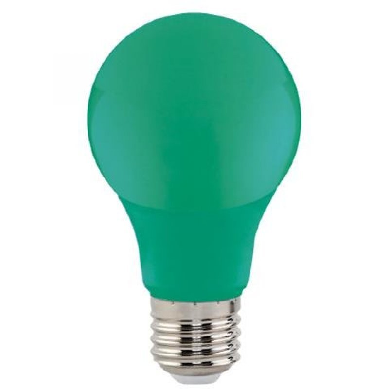 Светодиодная лампа HOROZ Electric SPECTRA синяя, желтая, зеленая, красная 3W E27